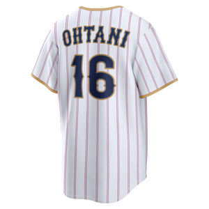 Maillot de la Coupe du Monde de <span class=keywords><strong>Baseball</strong></span> 2026 – Édition Stade Domicile – Vente en Gros – Personnalisé – Pas Cher – Brodé – Maillots du Japon – Tous les Joueurs – 16 Ohtani 18 Yamamoto - Product Image 5