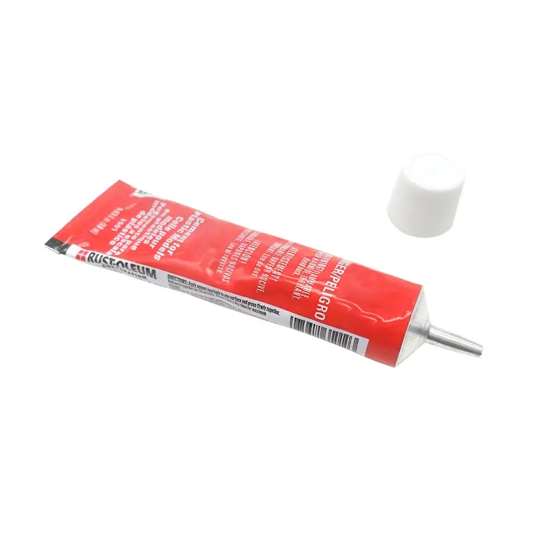 WBG OEM ODM Small Aluminum Tube Clear Adhesive Hard Strong Plastic Model Adhesive Glue Cement for ABS PS PVC PP PE ACRYLIC