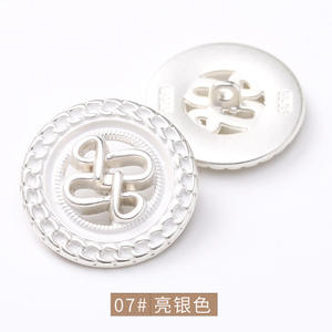 Hot Selling Ladies Luxury Overcoat <b>Button</b> Fashion Decorative Pearl Shank Hand Sewn with Luxury Diamond Metal Zinc Alloy - Product Image 3