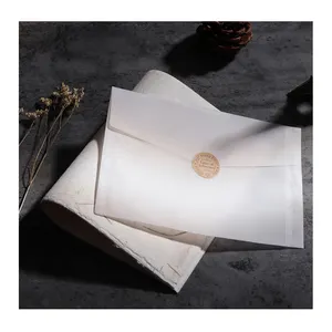베스트 셀러 반투명 종이 봉투 젖빛 황산 종이 봉투 청첩장을위한 빈 작은 봉투