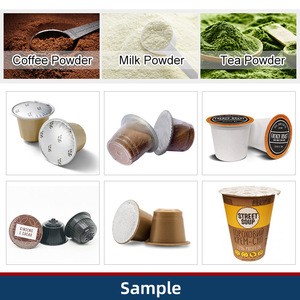 Machine automatique de remplissage de capsules de café, machine rotative de remplissage et de scellage de dosettes Nespresso K Cup - Product Image 2