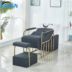 KISEN Silla de Masaje y Lavado de Cabello para Salón de Belleza, Color Rosa, con Lavabo y Spa para Cabeza, en Oferta - Product Image 6
