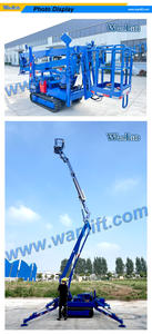 China Best Seller Hot <strong>Sale</strong> All Terrain Crawler Articulated Telescopic <strong>Cherry</strong> <strong>Picker</strong> Spider Lift - Product Image 5
