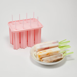 Tuyệt Vời 8 Miếng Silicone Popsicle Khuôn Tự Chế Popsicle <span class=keywords><strong>Ice</strong></span> <span class=keywords><strong>Pop</strong></span> Nhà Sản Xuất Dễ Dàng Phát Hành Popsicle Nhà Sản Xuất Khuôn <span class=keywords><strong>Ice</strong></span> <span class=keywords><strong>Pop</strong></span> Khuôn - Product Image 1
