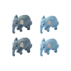 Miniature Éléphant en Résine Mignonne, Figurine d'Animal Sauvage pour Terrarium de Mousse, Micro-Paysage, Table de Sable, Décoration de Scène DIY - Product Image 5