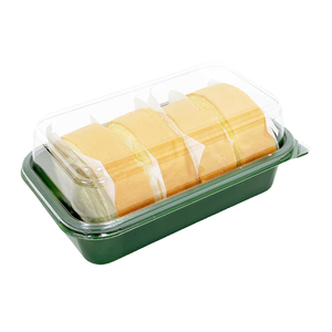 Einweg-Bäckerei-Kuchen- und Gebäckbehälter aus PET-Kunststoff mit Deckel für Backwaren, Desserts, Brownies und Kekse - Product Image 3