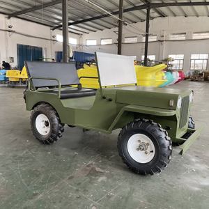 QIQU Commercial <span class=keywords><strong>2</strong></span> adultos Ride-On Jeep Go Kart con marcha atrás y Sistema de música para operadores de parques temáticos - Product Image 2