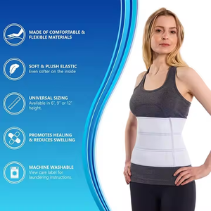 Cinturino caldo da donna Trainer Post intervento chirurgico fascia per pancia a 3 pannelli per recupero controllo pancia Shaper corpo Shaper con chiusura a Velcro - Product Image 5