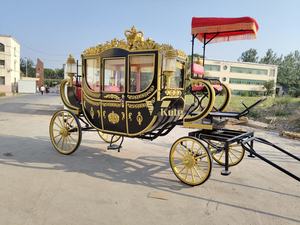 Charrette électrique royale personnalisée OEM, style vintage, sans chevaux, pour mariage, défilé, visite de sites touristiques, avec éclairage LED - Product Image 4
