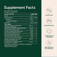 BioFlex OEM Marque Privée Naturelle 10 en 1 Alpha Gummies Pure 4000mg Gummies de Shilajit de l'Himalaya avec KSM 66 Ashwagandha