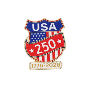 Broche Comemorativo do 250º Aniversário dos EUA 2026, Distintivo Patriótico para o Dia da Independência, Pin de Lapela para Roupas, Bolsas e Chapéus - Product Image 5