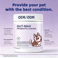 Friandises Probiotiques Gut Max pour Chiens, Formule Vétérinaire, Qualité Export et Approvisionnement – Soulagement Intestinal de Force Clinique