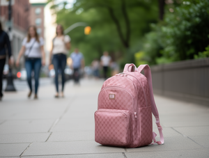 Zaino Impermeabile da Donna in Tessuto Composito, Medio 10-25L, per Uso Quotidiano, con Tracolla e Chiusura a Cerniera Quadrata - Product Image 2