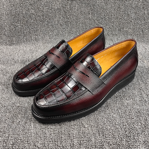 Mocasines de Piel Premium, Ligeros, con Plataforma, para Uso Diario y de Oficina, Mocasines Negros para Hombre - Product Image 1