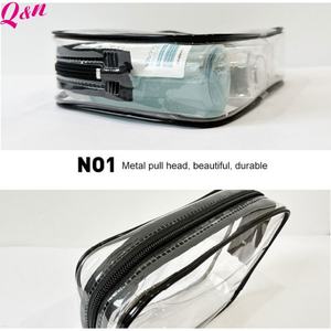 Bolsas de maquillaje OEM promocionales de las mejores ventas Bolsas y estuches de cosméticos de PVC ecológicos Bolsa de cosméticos con impresión de LOGOTIPO personalizado - Product Image 6