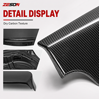 Coffre arrière en fibre de carbone sèche style OEM pour Nissan GT-R R35 2007-2025