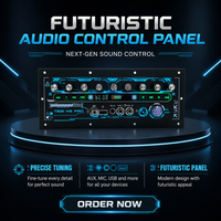 Carte d'amplification audio numérique 500W x 2 BT5.3 HiFi Stéréo, alimentation AC 220V / DC 12-24V, Récepteurs et amplificateurs