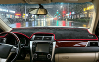 Couverture de tableau de bord de voiture de luxe sur mesure HQ, tapis anti-rayures pour tableau de bord, compatible avec FORTUNER 2021-2024