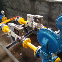 Pengukur Aliran Gas Digital Kepala Putar LPG, Meteran Aliran Gas Digital