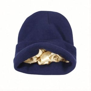 Gorros de Invierno al por Mayor para Hombre y Mujer, Gorros Cálidos de Punto, Forrados de Seda y Satén, Acrílicos, Personalizables - Product Image 3