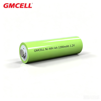 Paket Baterai NiMH Isi Ulang GMCELL AA 7.2V 1200mAh dengan Konektor untuk Senter dan Kendaraan Listrik