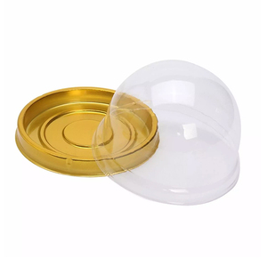 Hot Bán Hộp Cupcake <span class=keywords><strong>Mini</strong></span> Rõ Ràng Vòng Nhựa Hộp Bánh Hộp Đóng Gói - Product Image 3