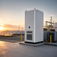 Système de stockage d'énergie à batterie LiFePO4 tout-en-un 241 kWh 125 kW C&I, refroidissement liquide, IP55, extérieur, BESS, optimisation de la consommation, Grid BOX-E/OEM