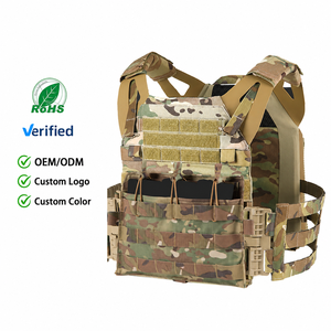 Gilet tactique JPC 2.0, porte-plaques personnalisé, système MOLLE, libération rapide, entièrement modulaire, léger, équipement de terrain CS - Product Image 1