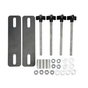 Support de montage en alliage d'aluminium pour barres de toit de voiture, utilisation générale avec plaque antidérapante - Product Image 5
