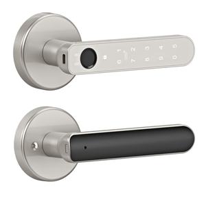 <span class=keywords><strong>Poignée</strong></span> <span class=keywords><strong>de</strong></span> <span class=keywords><strong>porte</strong></span> intelligente avec empreinte digitale et serrure électronique à <span class=keywords><strong>code</strong></span> avec clavier tactile, neuf options <span class=keywords><strong>de</strong></span> déverrouillage pour la maison, le bureau, l'appartement - Product Image 3