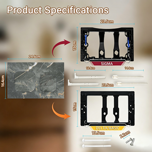 Panel de Accionamiento para Inodoro, Botón de Descarga, Compatible con Cisterna Empotrada Geberit - Product Image 2