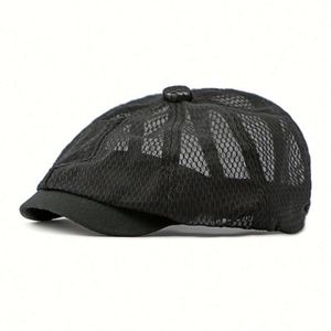 Gorra Newsboy de Malla Transpirable para Hombre, Estilo Boina, Protección Solar para Exteriores, Venta al Por Mayor - Product Image 3