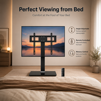 Soporte Universal para TV con Base para TV LCD LED de 32 a 70 Pulgadas, Soporte Giratorio Alto para TV para Esquina, Dormitorio, Sala de Estar