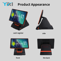 El terminal táctil Android/Windows Cash Register POS/pos utiliza una impresora térmica de 58mm Sistema de caja registradora de 15,6 pulgadas ODM