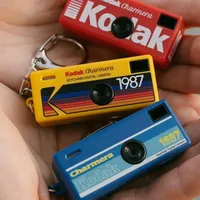 Appareil photo numérique Kodak Charmera rectangulaire avec porte-clés, 35 mm/F2.4, avec flash, 5 couleurs, couleur aléatoire, cadeau