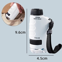 Mini Handheld Microscope 60-120x for Kids Science Experiment STEM Educational Toy