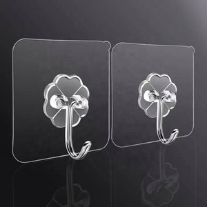 Hot Sale Magic Heavy Duty Strong <b>Plastic</b> Adhesive Sticker Wall Hanger <b>Hooks</b> for Bathroom and Kitchen - Product Image 6