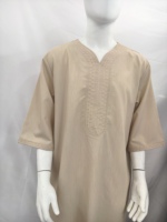 2026 Thobe traditionnel brodé pour hommes arabes, Boubou, Jalabiyas, Gandoura, Thobe pour hommes musulmans, Thobes marocaines, Vêtements islamiques, Thobe