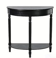 Table console de salon moderne semi-circulaire en bois de style ferme Table console Table en bois pour salon