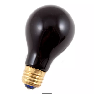 Bombillas Incandescentes E27 de Vidrio, 60 Vatios, 220 <span class=keywords><strong>V</strong></span>, 60W, Luz Negra - Product Image 1