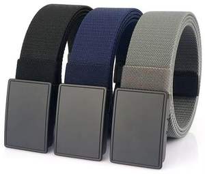 Vietnam fait bas quantité minimale de commande 100 pièces hommes ceinture de Golf Logo personnalisé Nylon Spandex extérieur Camo adulte sport papa boucle fermeture ceinture - Product Image 3