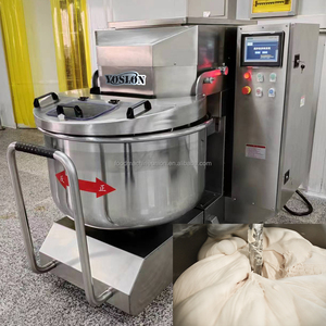 Amasadora Espiral con Tazón Extraíble, Mezcladora de Harina de 100 kg, Amasadora de Masa para Panadería, Máquina Mezcladora de Masa de 210 Litros, Doble Velocidad, Precio - Product Image 1