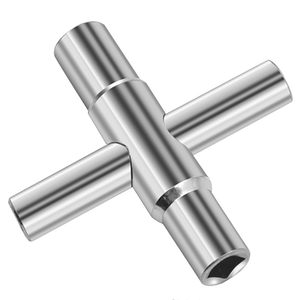 ประแจวัดแรงบิดแบบหัวสี่เหลี่ยมสีเงินประแจอเนกประสงค์ทำมือก๊อกน้ำแบบใช้ในครัวเรือนประแจวัดด้วยมือ - Product Image 1