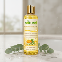 Minyak Biji Labu untuk Pertumbuhan Rambut, Minyak Biji Labu Cold Pressed yang Menutrisi untuk Rambut, Minyak Jenggot, Minyak Perawatan Kulit, Penggunaan Kosmetik OEM