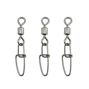 Anzuelo Giratorio de Acero Inoxidable y Latón Synnex con Cierre de Seguridad para Pesca - Product Image 2