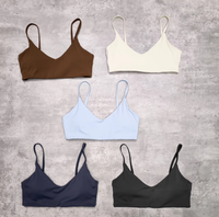 Combinaison de yoga personnalisée de haute qualité avec logo color block, taille plus, soutien-gorge de sport élastique ajusté pour la saison d'automne