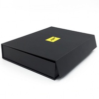 Caja de Regalo de Cartón Rígido con Cierre Magnético de Lujo, Personalizada y Certificada, con Logotipo Estampado en Oro, Materiales Reciclados e Inserto de Esponja