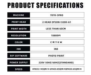 Worldcolor <span class=keywords><strong>Imprimante</strong></span> DTF 60cm de haute qualité avec double tête XP600/i3200 Machine d'impression de t-shirts pour tous les tissus - Product Image 6