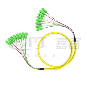Sợi Jumper FTTH đi kèm Breakout SC LC <span class=keywords><strong>FC</strong></span> ST cáp đa lõi 8 lõi sợi quang vá dây - Product Image 4