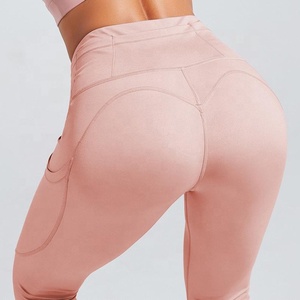 Factory Price Womens Printed Fitness Leggings High Waist Super Soft Comfort Slim Pants Power Stretch Tights Yoga <b>Trousers</b> - Product Image 2